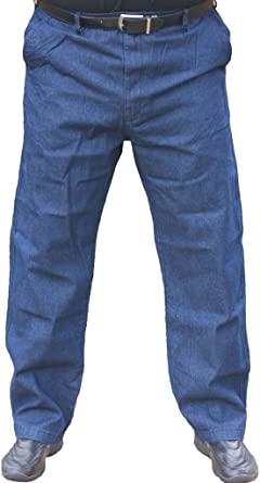 Falcon Bay Men's Full Elastic Waist Denim Jeans