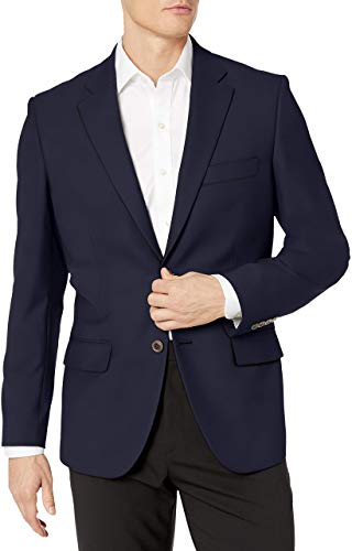 Amazon Essentials Men's Long-Sleeve Classic-fit Button-Front Stretch Blazer