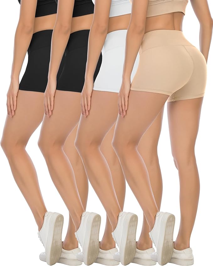 CHRLEISURE Buttery Soft Basic Leggings for Women - Comfortable Yoga Pants High Waisted Solid Color Leggings