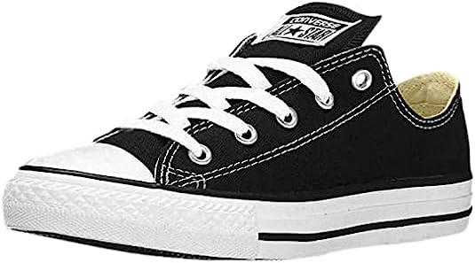 Converse Chuck Taylor All Star Shoes (M9166) Low top in Black, Size: 4 D(M) US Mens / 6 B(M) US Womens, Color: Black