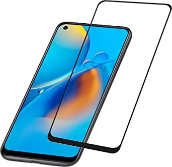 IQShield Designed for Realme 7 Pro, Screen Protector Tempered Glass Guard, Full Glue HD  11D Anti-Fingerprint Easy Install 9H Hardness Case Friendly - Pack Of 1