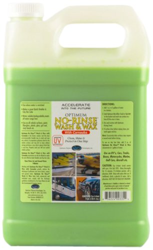 Optimum (NRWW2012G4) No Rinse Wash & Wax - 1 Gallon, (Case of 4)