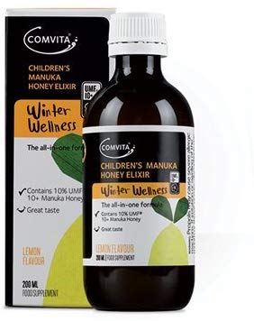 Comvita Manuka Honey Elixir, Children's Natural Immune Support, 200mL (6.8 fl oz)