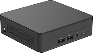 ASUS NUC 13 Pro Slim Barebone with Intel 13th Gen Core i3-1315U, Up to 64GB DDR4 RAM, Triple Storage Design, Thunderbolt™ 4, Wi-Fi 6E & Bluetooth 5.3, with VESA Mount Included