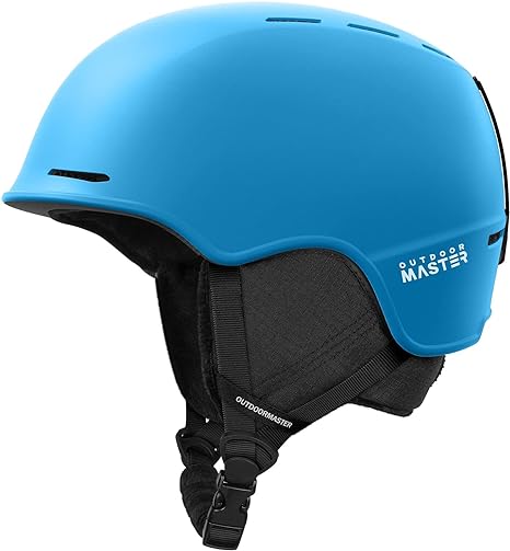 OutdoorMaster Lazurite Ski Helmet - Snowboard Helmet for Men, Women,Youth & Kids