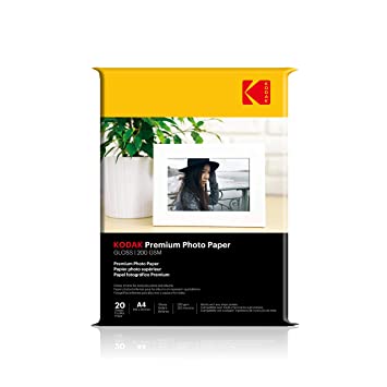 Kodak 200 GSM A4 210x297mm Photo Paper High Glossy., white (KPP(a4)200(20))