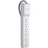 Belkin 6-Outlet HomeOffice Surge Protector with 25 feet Cord and Straight Plug
