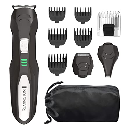 Remington All-In-One Grooming Kit, Trimmer, Clippers, Black, PG6024