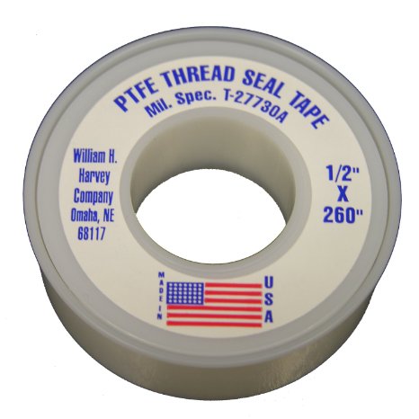 LASCO 11-1032 12-Inch by 260-Inch Double Density PTFE Thread Seal Tape White
