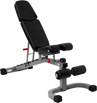 XMark Dumbell Bench, Adjustable Weight Bench, Flat Incline Decline FID Bench XM-7604