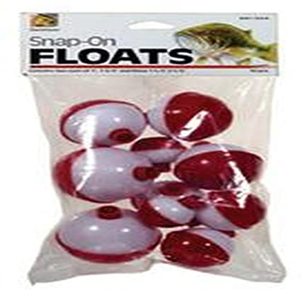 Float SNAP-ON RED/WHT10-pc ASSTM