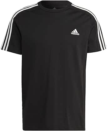 adidas Men's Essentials Single Jersey 3-Stripes T-Shirt