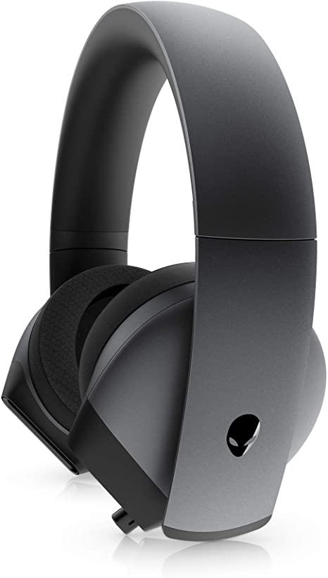 Alienware 7.1 PC Gaming Headset AW510H (Darkside of the Moon): 50 mm Hi-Res Drivers - Noise Cancelling Mic - Multi Platform Compatible (PS4, Xbox One, Switch) via 3.5 mm Cable