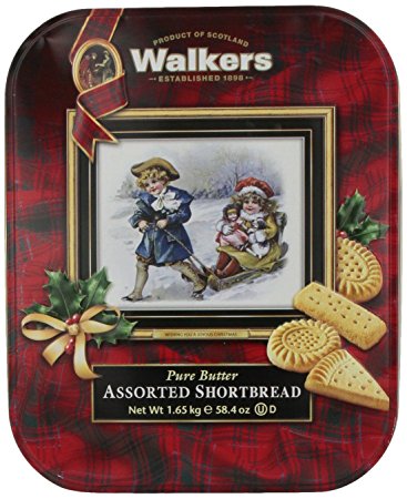 Walkers Pure Butter Assorted Shortbread Cookie, 58.4 Ounce