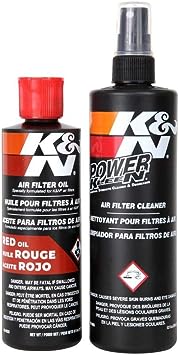 K&N Filters Filter Care Service Kit - Squeeze Red, 8 oz. Squeeze Oil