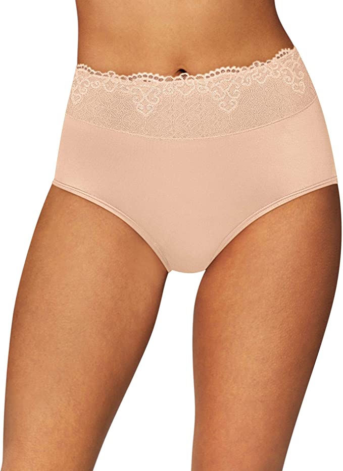 Bali Passion For Comfort Women's Panties, Seamless Brief Underwear for Women, Seamless Stretch Underpants (Colors May Vary)