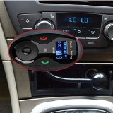 VicTsing VS-PA40B-2 LCD Display Bluetooth Wireless Car MP3 and FM Transmitter Modulator Radio Adapter Car Kit Black