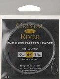 Crystal River Knotless Tapered Leader 4X 7LB9-Feet