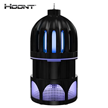 Hoont Indoor Robust Mosquito and Fly Trap with Bright LED UV Light Attracter and Fan / Get Rid of All Mosquitoes and Flies - For Residential and Commercial Use