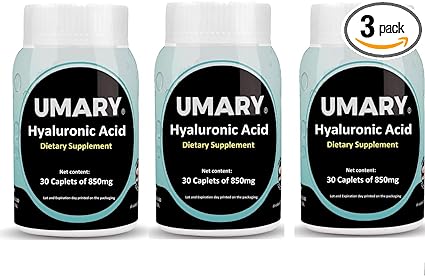 Umary Acid Hyaluronic Caplet. 3 Pack UMARY Acido Hyaluronico.