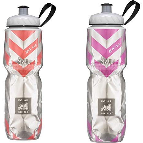 Polar Bottle Insulated Water Bottle, Two Pack - 24 Ounces