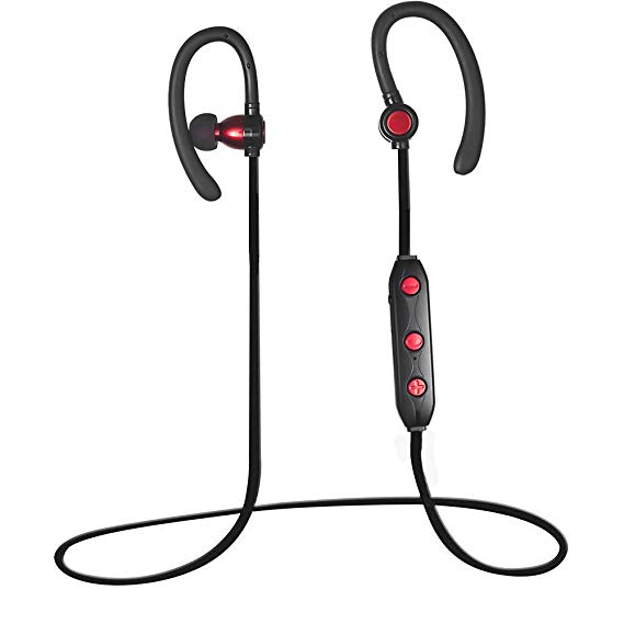 G-Cord H010 Sport Headphone Wireless Earphone Stereo Sound Bluetooth Headset Sweatproof Earbuds Hands-Free Calling Noise Cancelling Headset with Mic