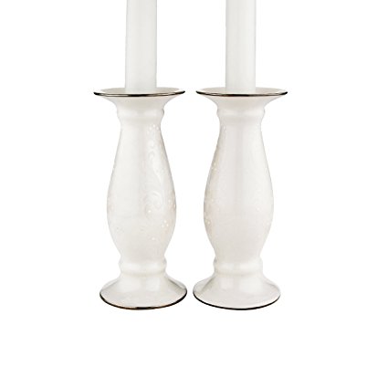 Lenox Opal Innocence 6" Candlestick Set of 2