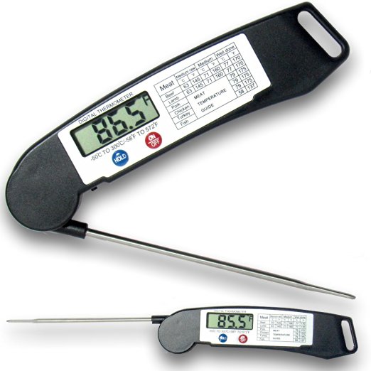 Guaranteed Best Food Thermometer Under $20 on Amazon. Digital Thermometer for Meat, BBQ and Grill.