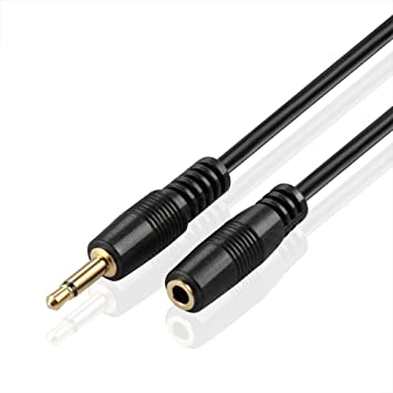 TNP 3.5mm Mono Extension (25FT) - 12V Trigger, IR Infrared Sensor Receiver Extension Extender, 3.5mm 1/8" TS Monaural Mini Mono Audio Plug Jack Connector Male to Female Cable Wire Cord