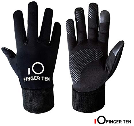 Finger Ten Youth Kids Boys Girls Sport Running School Warm Lightweight Outdoor Touch screen 3M Winter Gloves Value Pack in Pair Thanksgiving Set