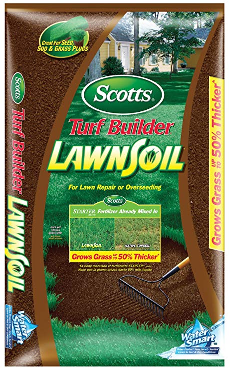 Scotts 79551750 Turf Builder Lawn Soil, 1.0-Cubic Foot (Not Sold in WI)