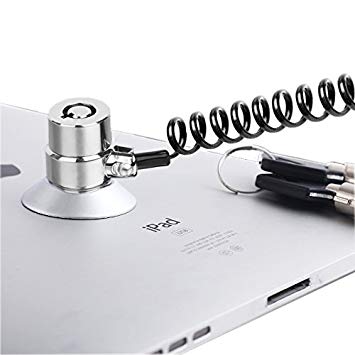 Laptop Cable Lock Hardware Security Cable Lock Anti Theft Lock for iPad Tablet Laptop MacBook and All other Notebooks and Laptop with silver anchor