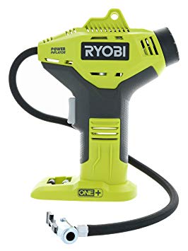 Ryobi P737 18V ONE  Portable Cordless Power Inflator for Tires, Battery Not Included