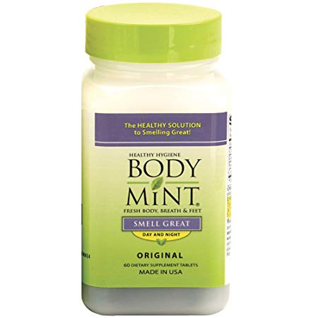 Body Mint Deodorant Tablet---Keeps your breath, underarms and feet smelling great even if you perspire
