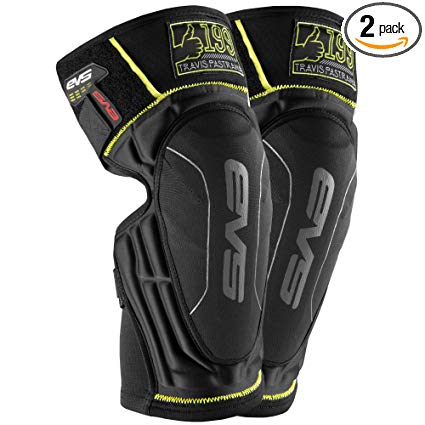 EVS Sports Men's Knee Pad (TP199 Lite Pair) (Black, Small/Medium), 2 Pack