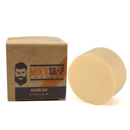 Shaving Soap Made with All Natural Ingredients Creates Rich Lather for a Smooth Shave. Includes Shea Butter and Coconut Oil to Protect & Moisturize the Skin. 3.8oz Shave Soap Refill Puck, Himalaya