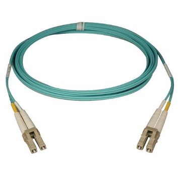 Tripp Lite 10Gb Duplex Multimode 50125 OM3 LSZH Fiber Patch Cable LCLC - Aqua 1M 3-ftN820-01M