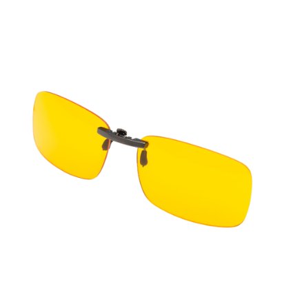 Spektrum Glasses: Anti Blue Light Clip On - Elite. Anti-glare,anti-reflective,anti-fatigue, UV and Computer/TV Electromagnetic Radiation Protection, Anti Fog, Scratch Resistant