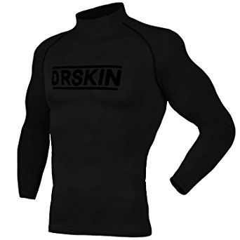 DRSKIN UV Sun Protection Long Sleeve Top Shirts Skins Tee Rash Guard Compression Base Layer UPF 50