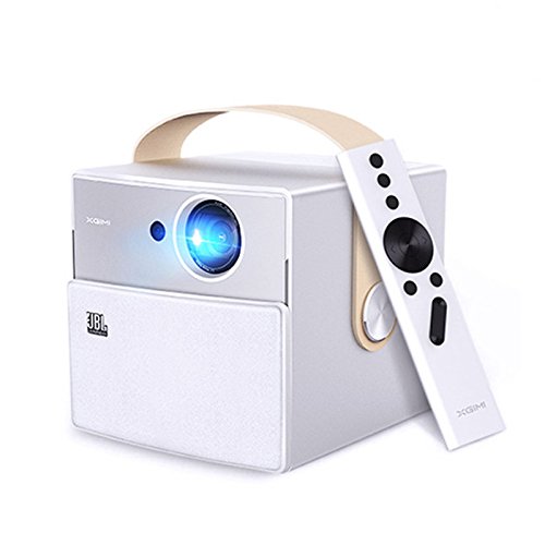 XGIMI CC Aurora Portable Cinema 3D Projector, Smart Android Projector with 20000 mAh Battery JBL Customized Stereo Speaker Support 1080p, 4K