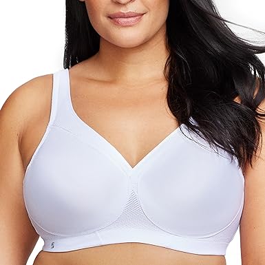 Glamorise Women's Plus Size MagicLift Seamless Sports Bra Wirefree 1006