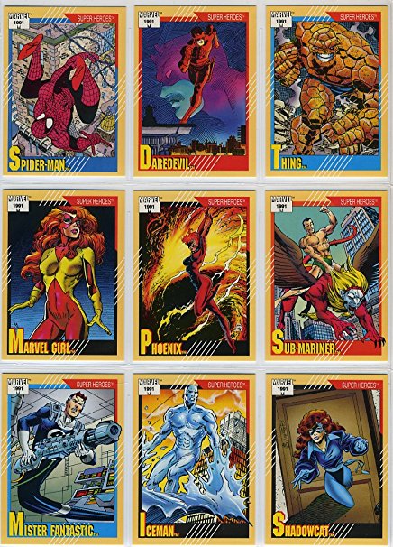 1991 Impel Marvel Universe Series-II 162-Card New Complete Base Set in Collector Pages