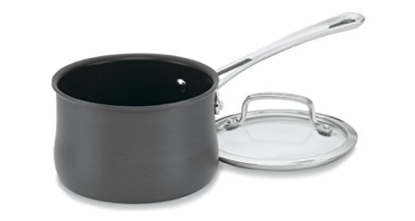 Cuisinart 6419-14 Contour Hard Anodized 1-Quart Saucepan with Cover