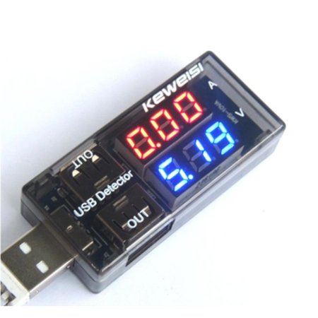 5A9V LED Display Multi Tester Dual USB Output Current Detector for Phone Charger Power Bank