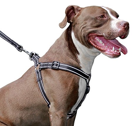 Best Step In No Pull Dog Harness Vest with Reflective Stitching for Large & Medium Size Breeds Chest Girth (1.0" X 26 - 39"), Fits all Dogs Leashes