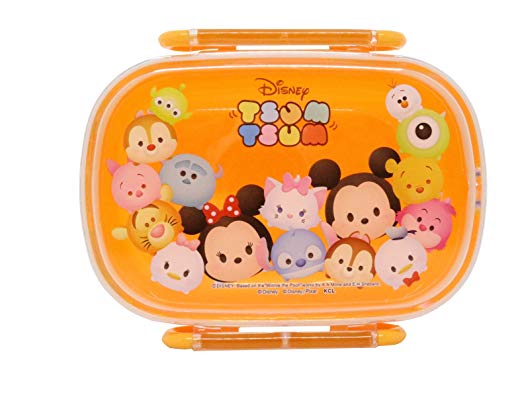Tsum Tsum Orange Multi-character Food Snack Container