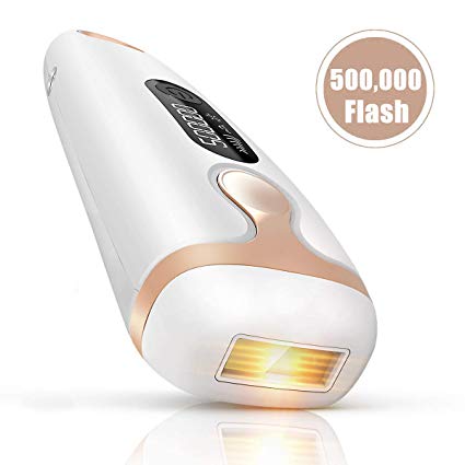 IPL Hair Removal System for Women -500000 Flashes of Laser Head Painless Permanent Hair Removal IPL Epilator Device