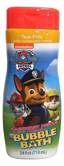 Paw Patrol Bubble Bath 24 Ounce Raspberry Rescue (709ml)