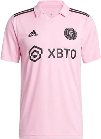 adidas Men's Soccer Inter Miami 22/23 Home Jersey (as1, Alpha, m, Regular, Regular) Pink