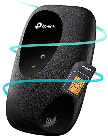 TP-LINK S1000, Manage with tpMiFi App, Comes with FREE SMARTY SIM Card   3 Year Warranty- Black